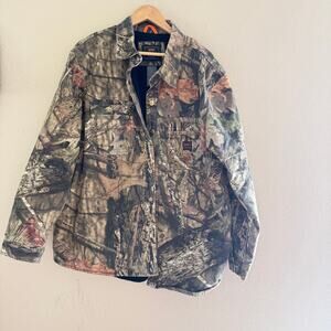 Walls Hunting Camo snap button closure Jacket In XL